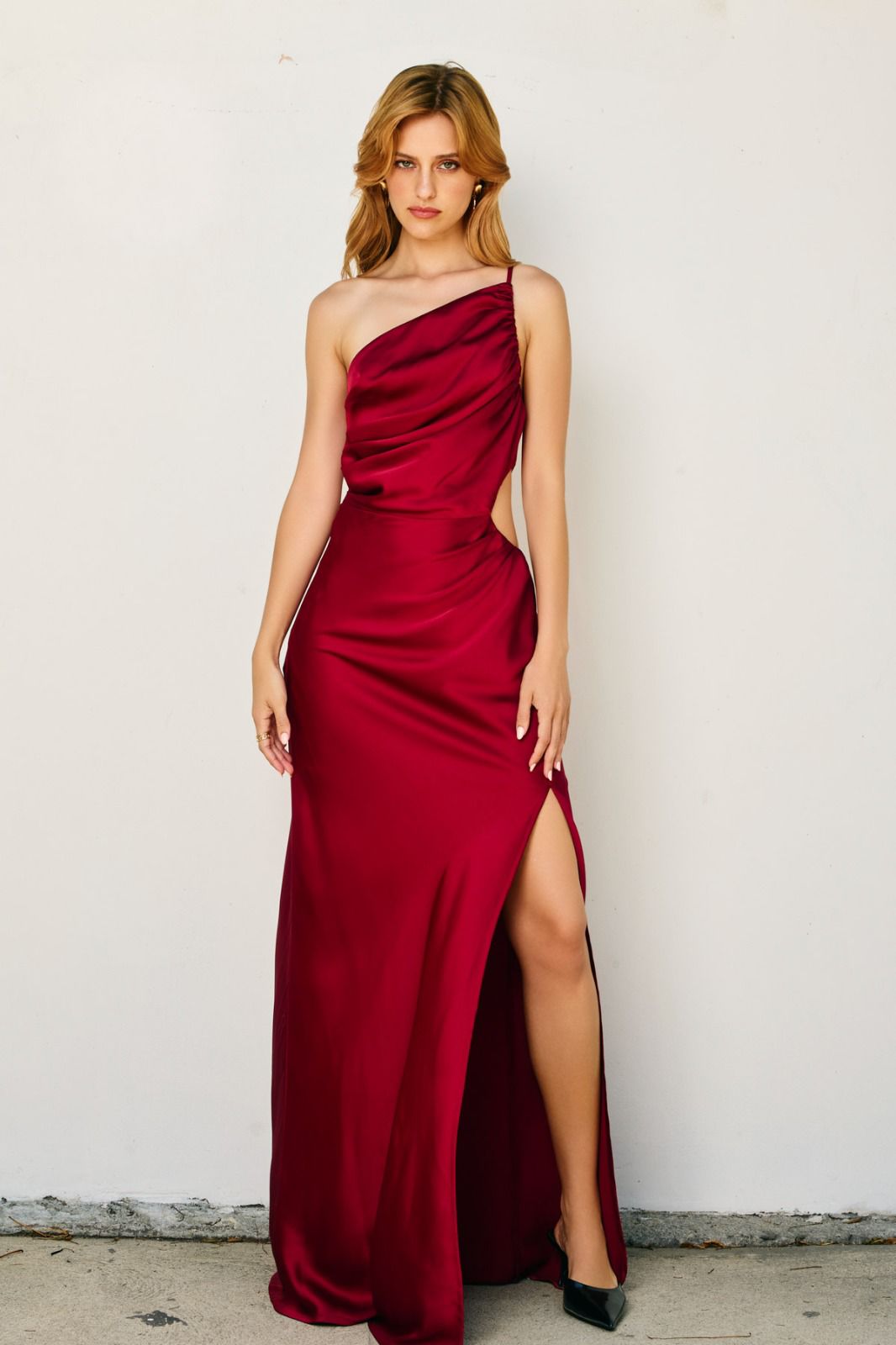 VESTIDO LARGO ASIMETRICO FD12686-CP112